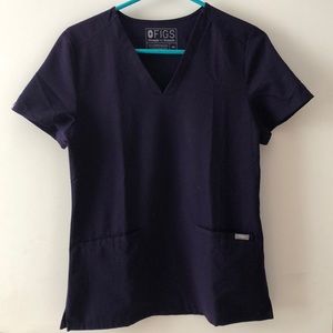 COPY - FIGS purple scrub set